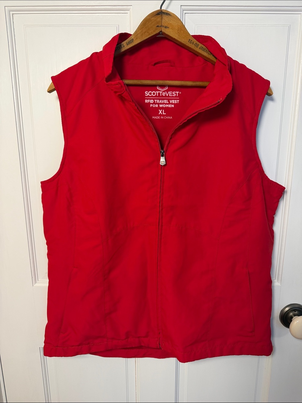 SCOTTeVEST Women's RFID Travel RFID Vest in Red Size XL